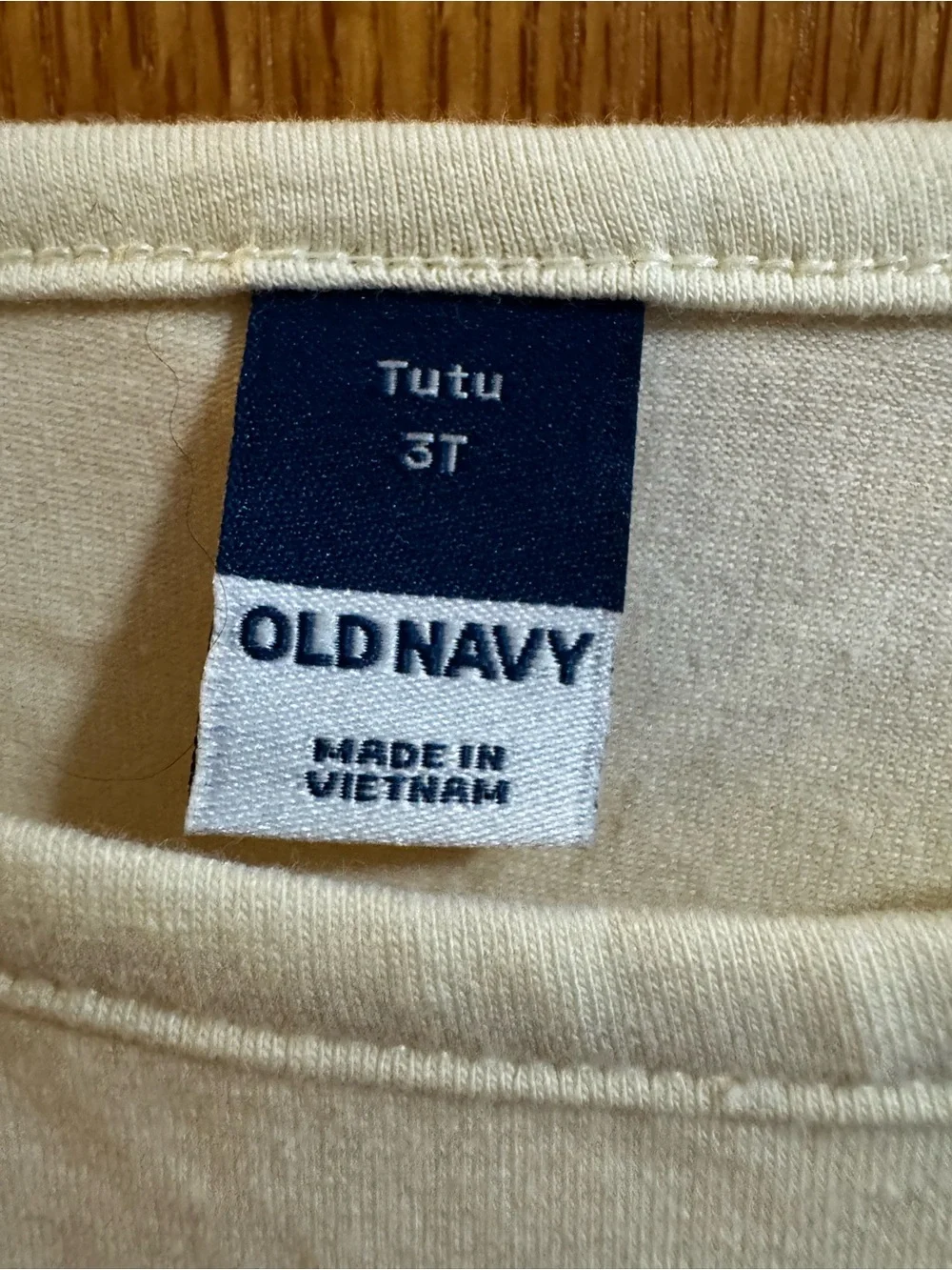 Old Navy delicate cream